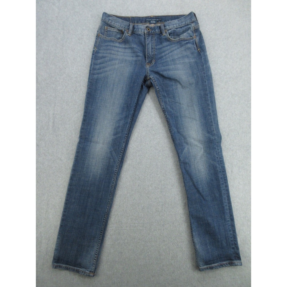 Ralph Lauren Blue Label Mens Jeans Thompson 650 Blue Med. Wash Stretch Denim 31